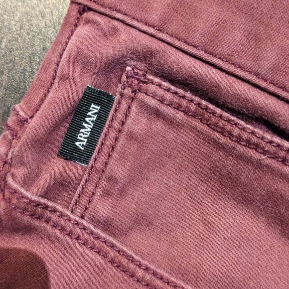 Red Pants - Armani Jeans - Picture 6 of 6